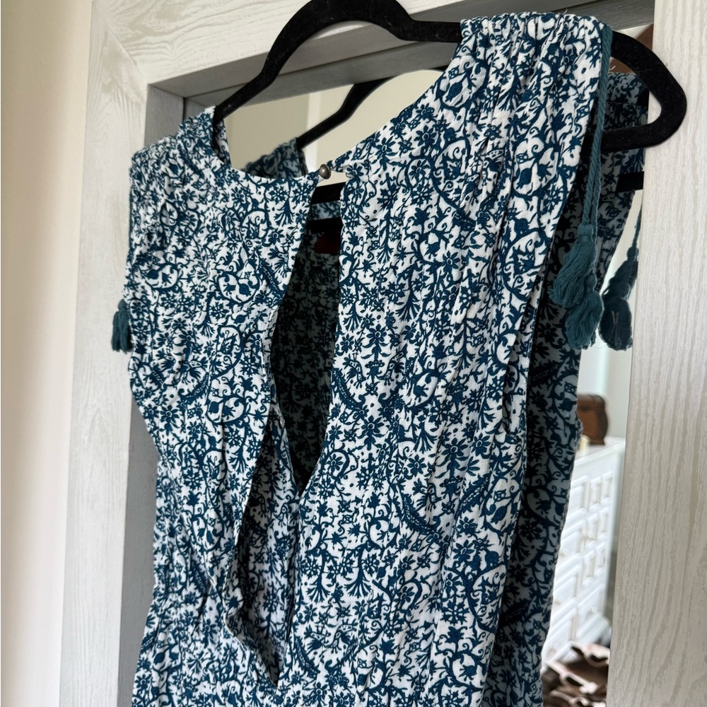 Tigerlily Blue Floral Maxi Dress - Picture 5 of 6